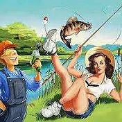 Логотип 🎣 Женская рыбалка ✅ - Канал в MAX